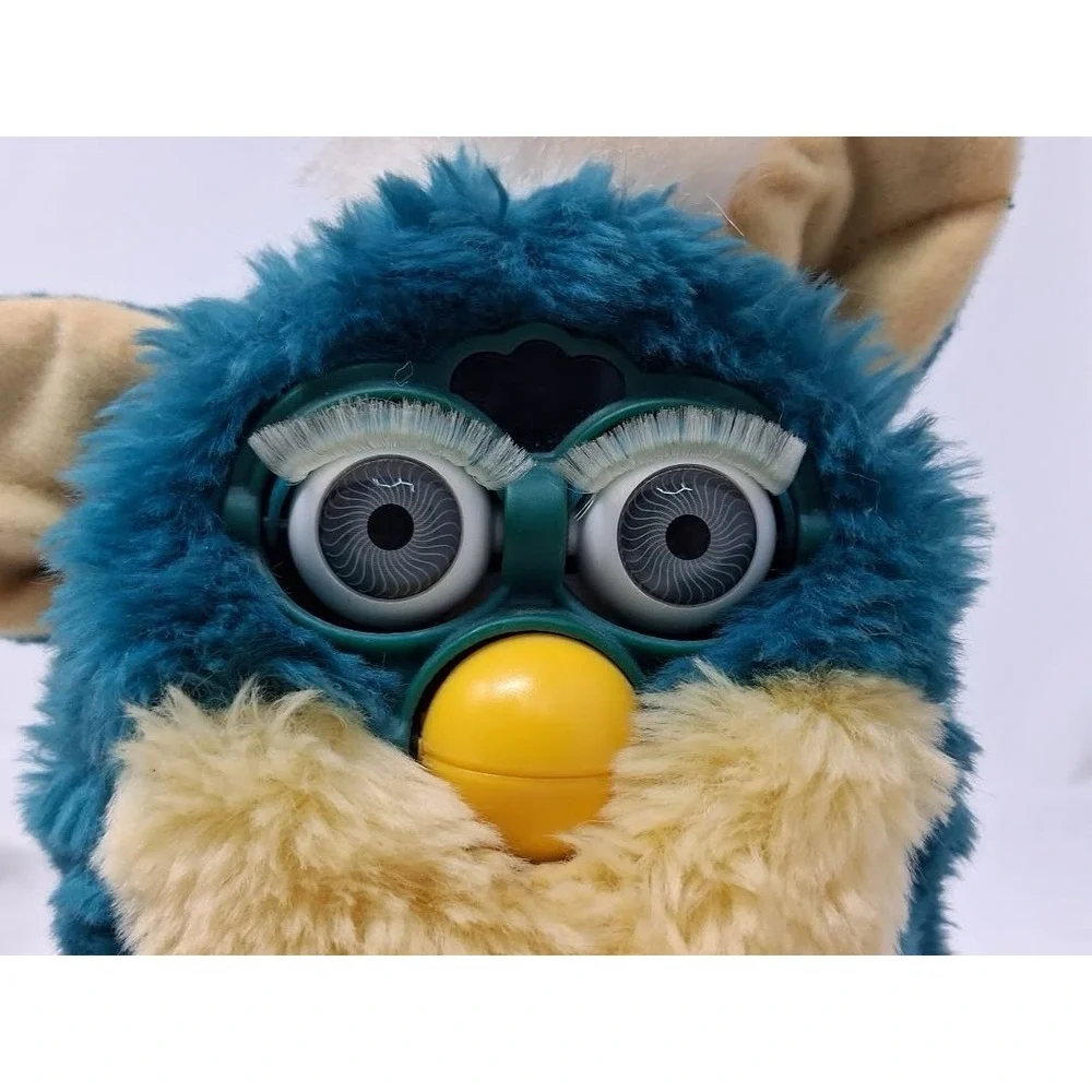 Tiger Electronics Furby Yellow Blue Dragon Series Tested Not Working. R